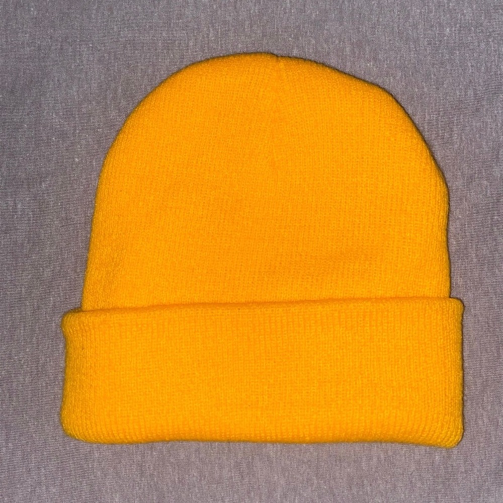 Yellow beanie